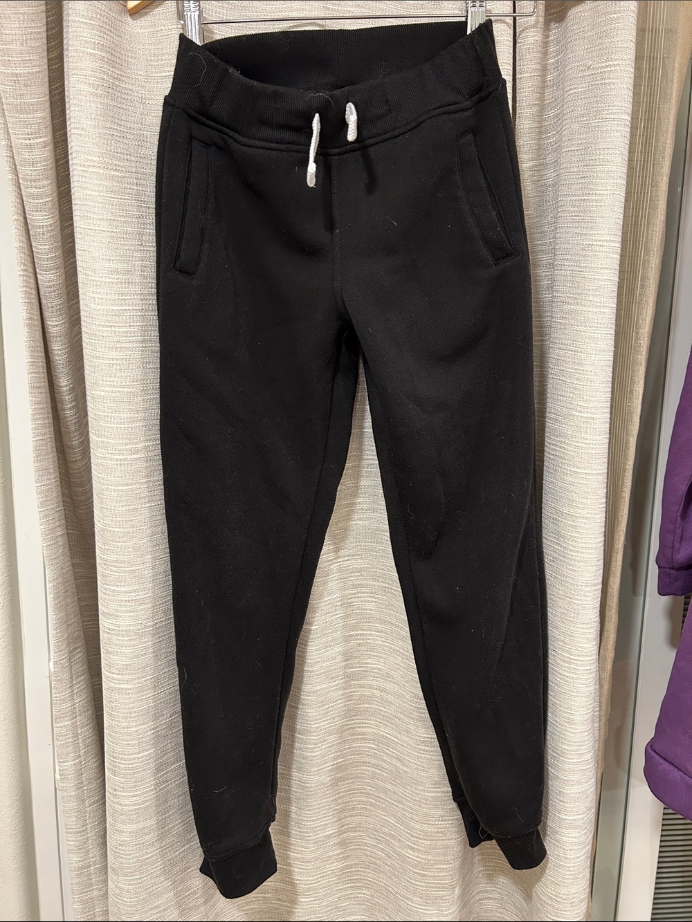 Southpole Black Joggers with Contrast Drawstrings